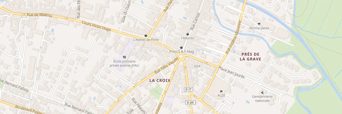Plan du 4 Rue Félix Vieuille à Saujon