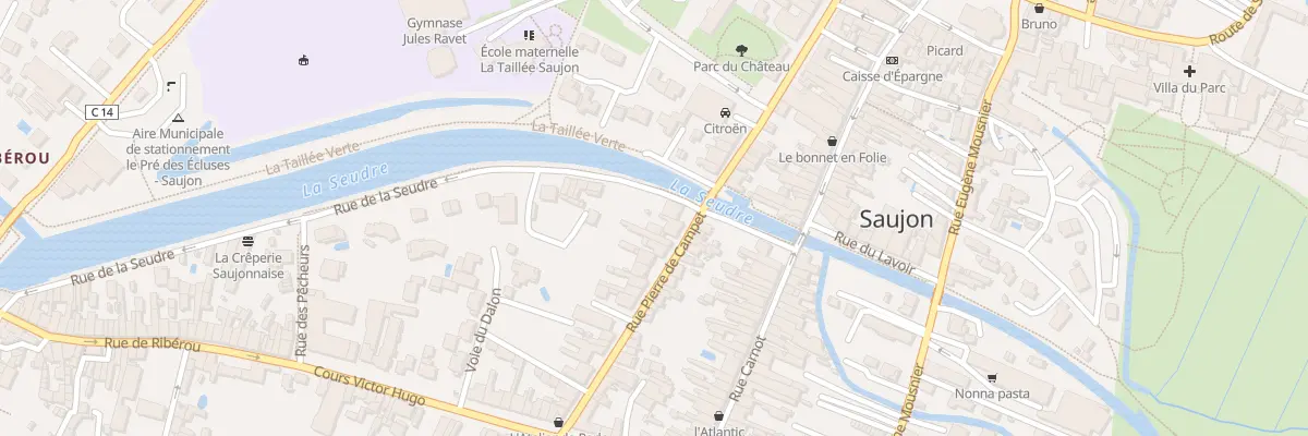 Plan du 30B Rue Pierre de Campet à Saujon