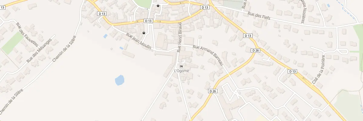 Plan du 14 Rue henri biraud au Boupère
