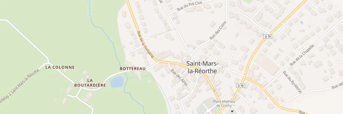 Plan du 6 Rue de la Fontaine à Saint-Mars-la-Réorthe