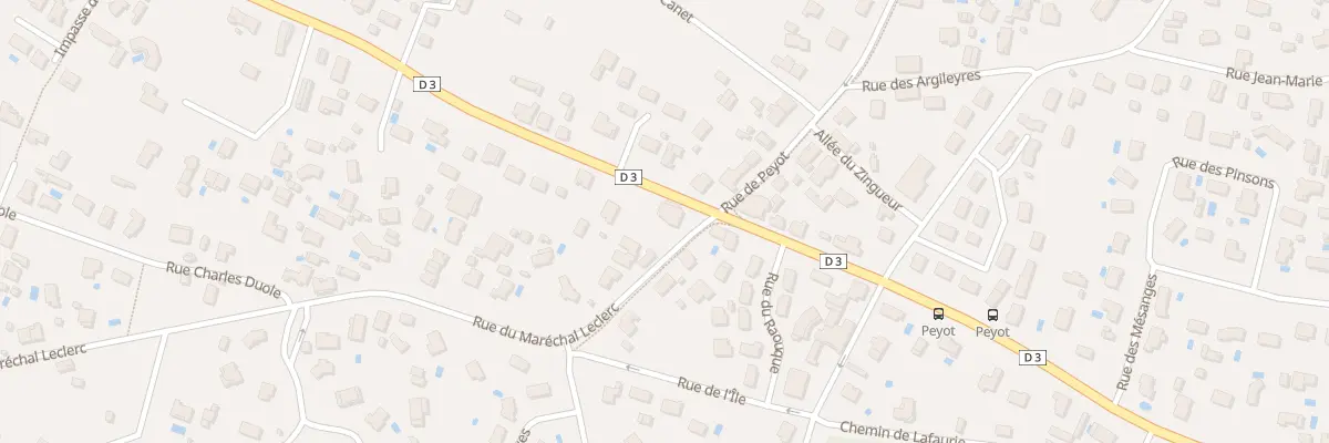 Plan du 78 Rue du Mal Leclerc à Mios