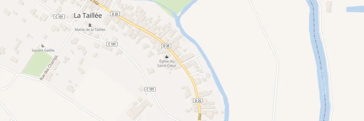 Plan du 34 Rue du Huit Mai à La Taillée