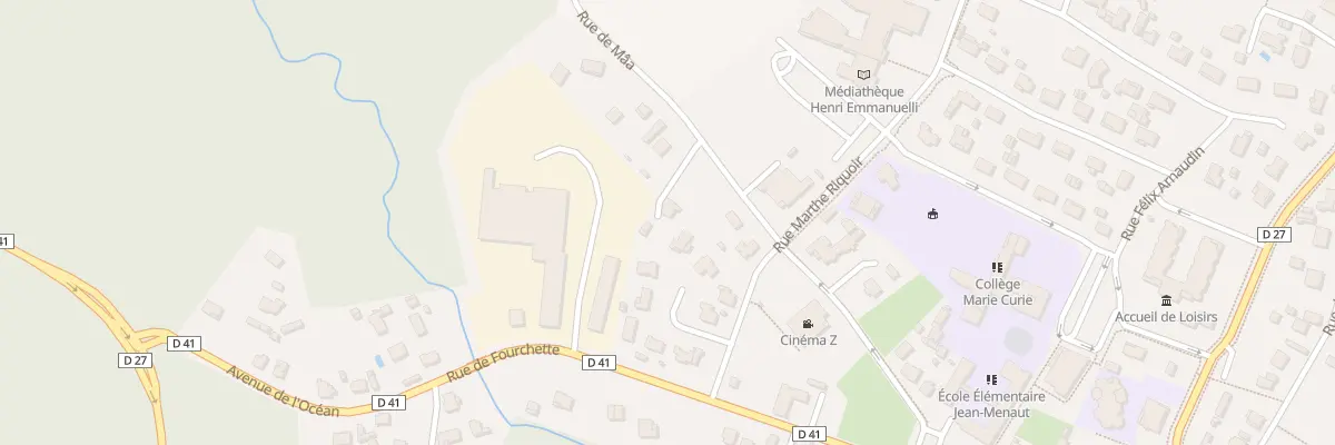 Plan du 311 Rue de Mâa à Rion-des-Landes
