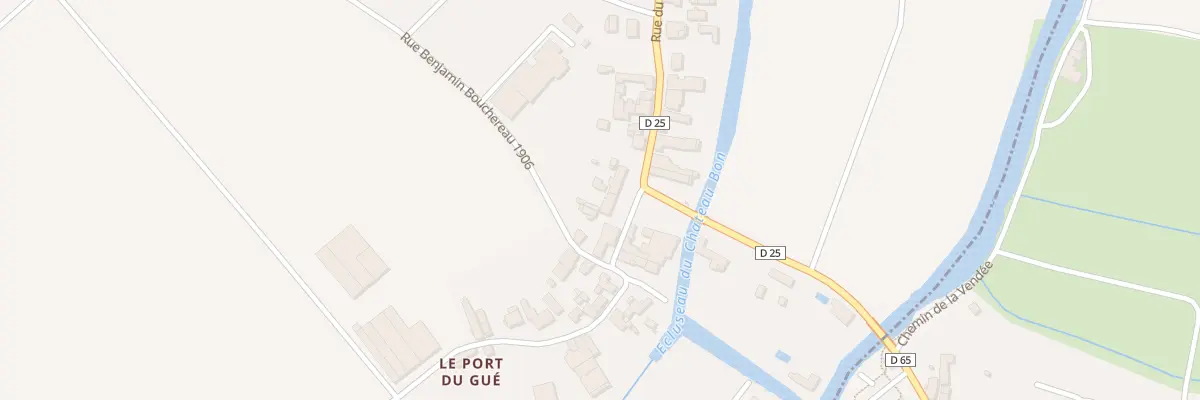 Plan du 2 Rue du port du gué à La Taillée
