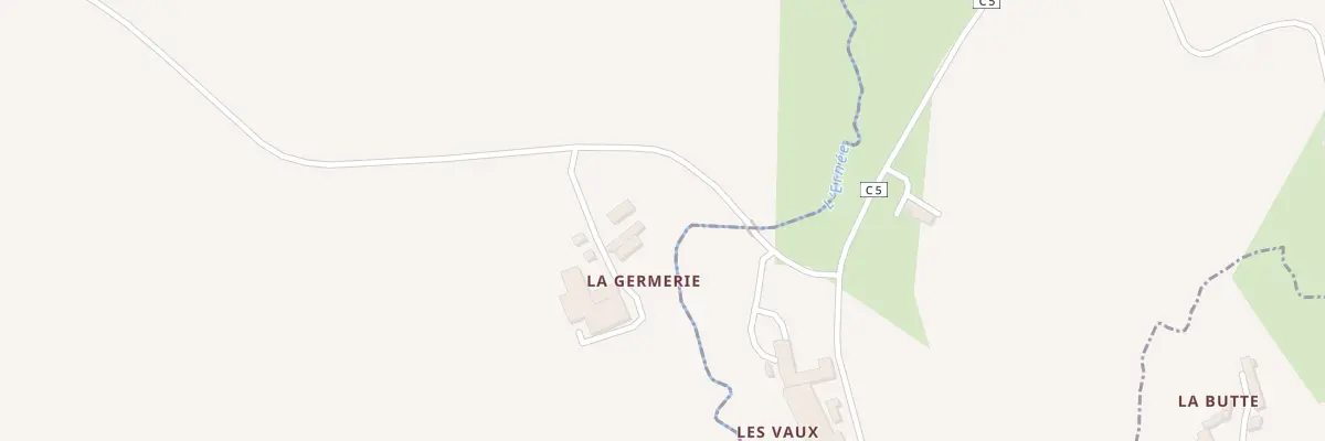 Plan du 1 La Germerie à Montaudin