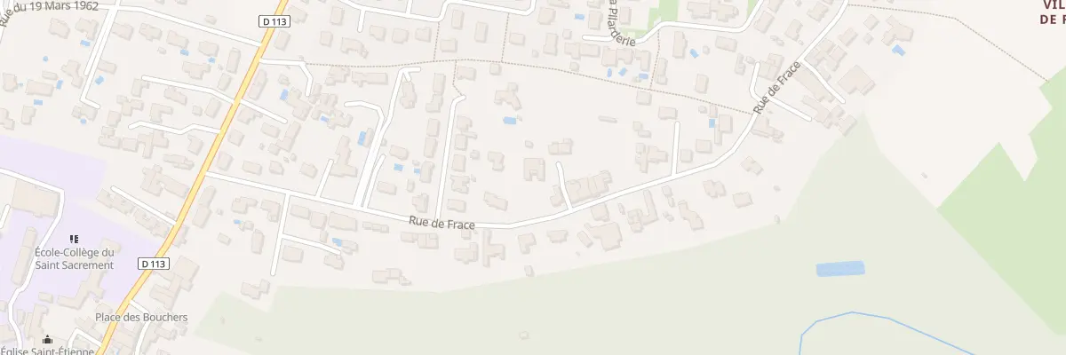 Plan du 15 Rue de Frace à Aigrefeuille-d’Aunis