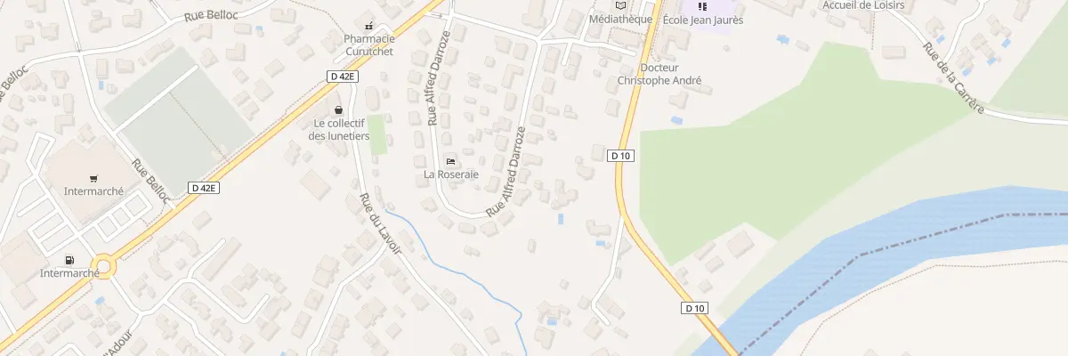 Plan du 30 Rue Alfred Darroze à Pontonx-sur-l’Adour