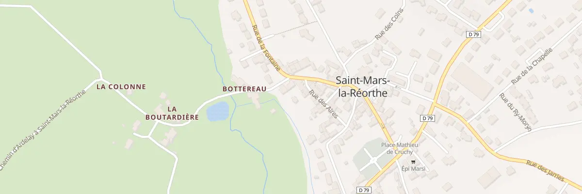 Plan du 5 Rue de la Fontaine à Saint-Mars-la-Réorthe
