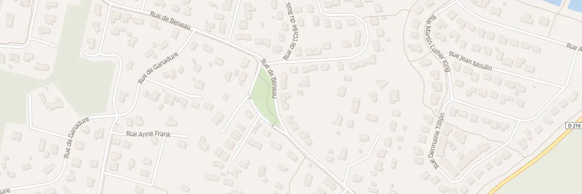 Plan du 19 Rue de Beneau à Mios