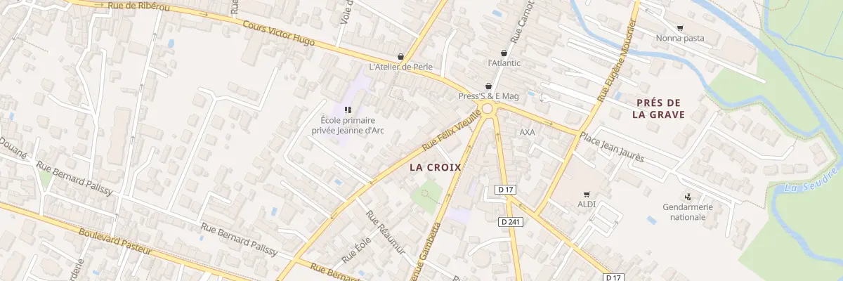 Plan du 14 Rue Félix Vieuille à Saujon