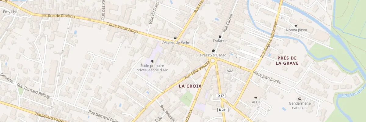 Plan du 10 Rue Félix Vieuille à Saujon