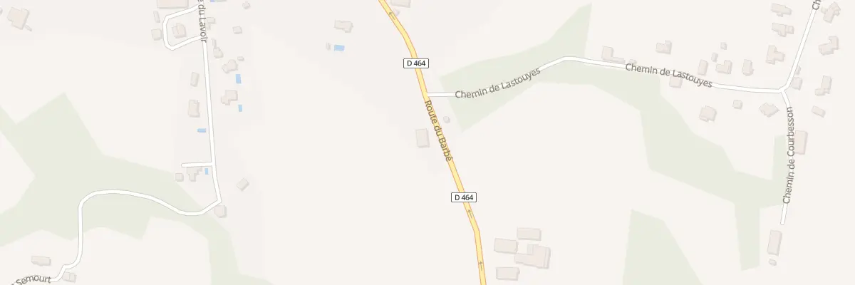 Plan du 360 Rte du Barbé à Habas