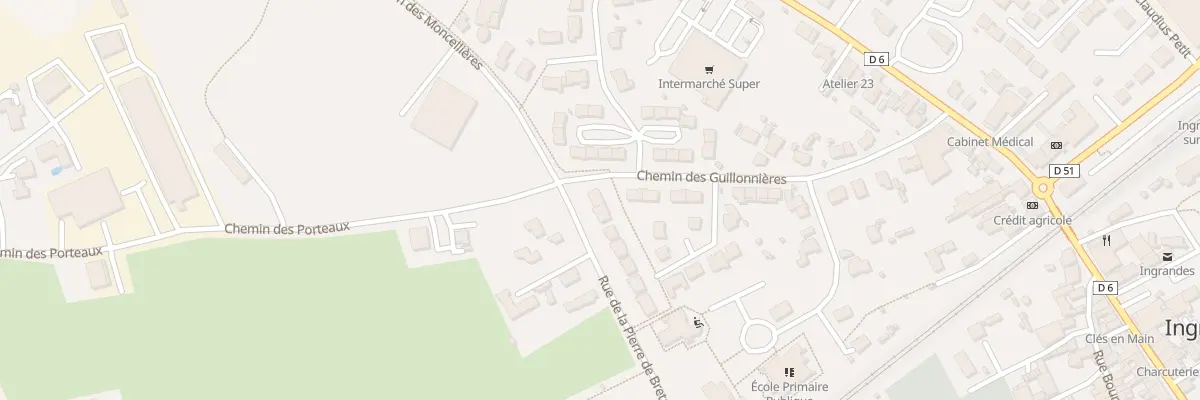 Plan du 14 Chem des Moncellieres Ingrandes à Ingrandes-le-Fresne-sur-Loire