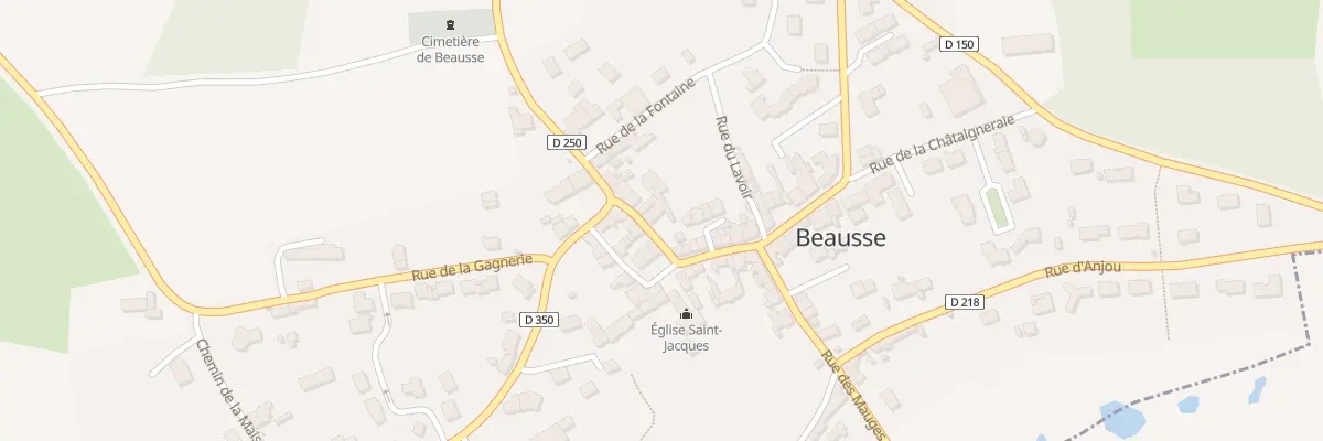 Plan du 2 Rue de Bretagne (Beausse) à Mauges-sur-Loire