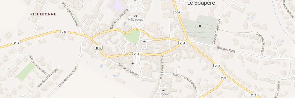 Plan du 17 Rue général de gaulle au Boupère