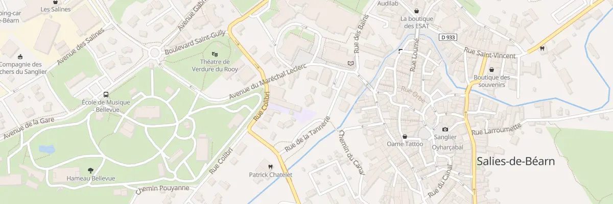 Plan du 4 Rue de la Tannerie à Salies-de-Béarn