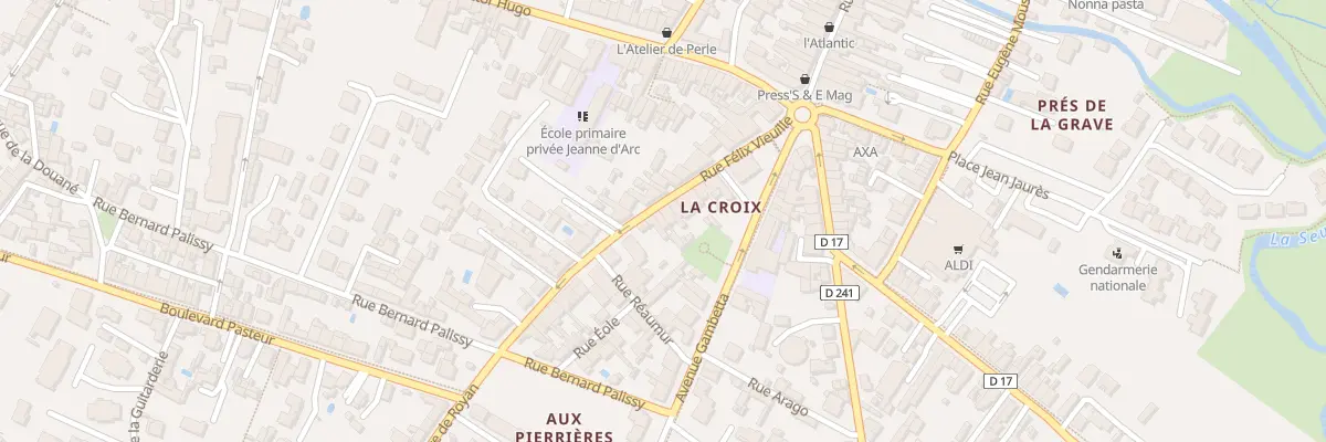 Plan du 11 Rue Félix Vieuille à Saujon