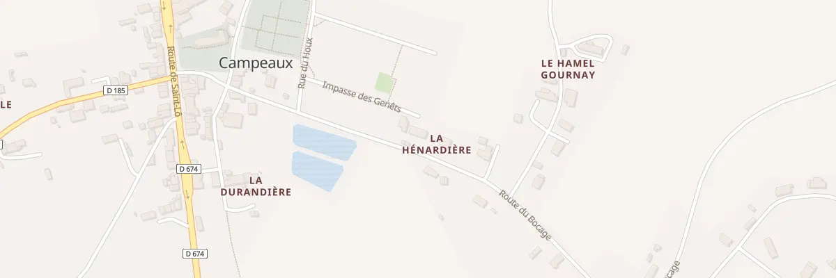 Plan du 16 Imp des Genets - Campeaux à Souleuvre en Bocage