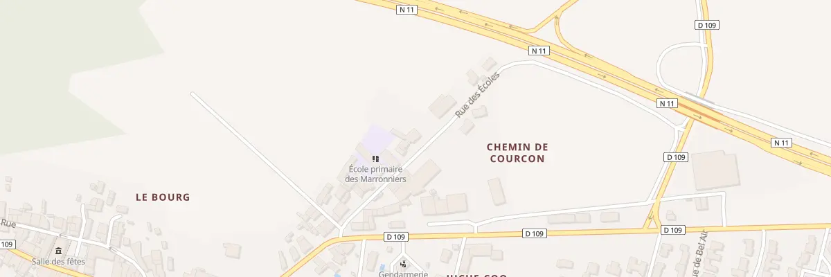 Plan du 7 Rue des Ecoles à Nuaillé-d’Aunis