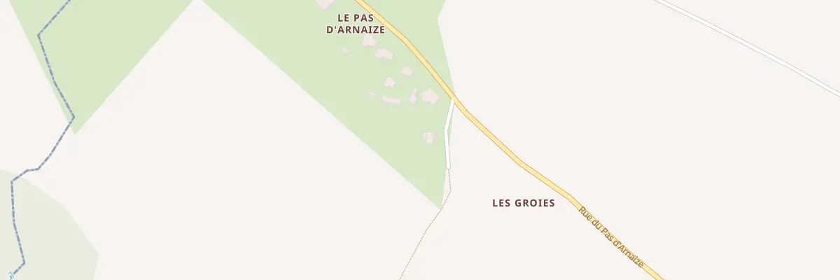 Plan du 9001 Les Groies à Champagne