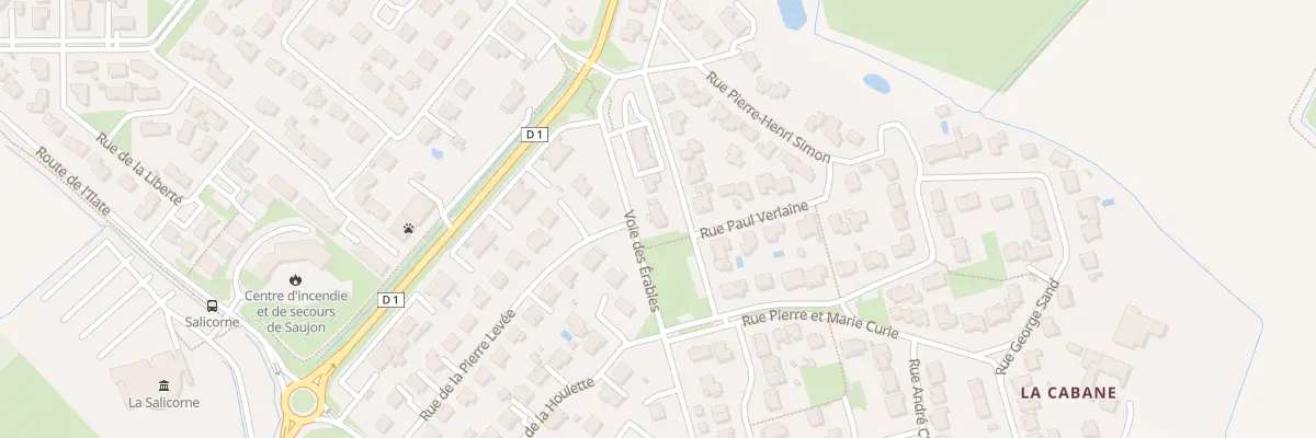 Plan du 3 Rue Pierre-Henri Simon à Saujon