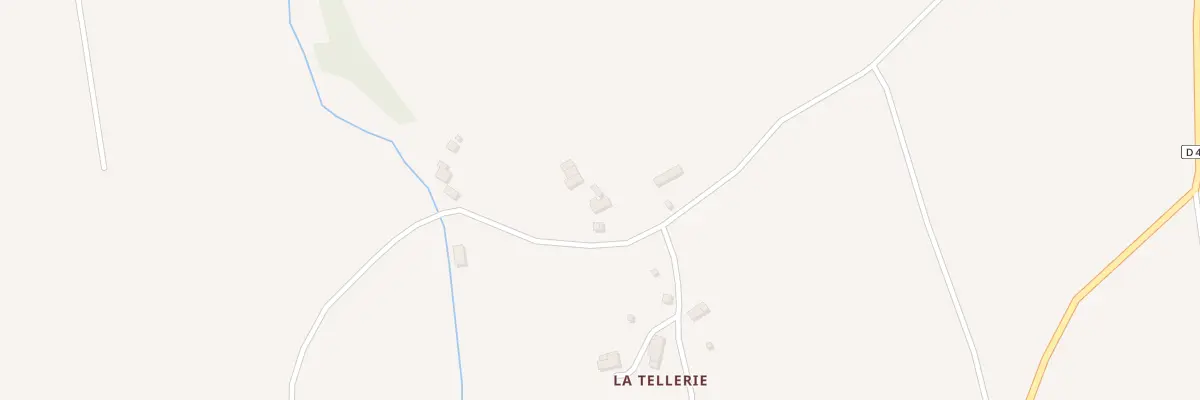 Plan du 5206 La Tellerie - Vengeons à Sourdeval