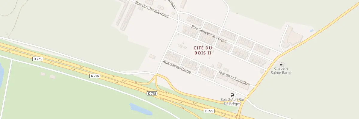 Plan du 96 Rue Sainte-Barbe à Segré-en-Anjou Bleu