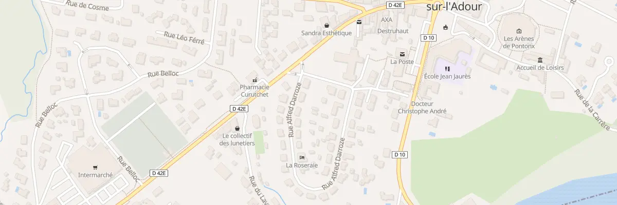 Plan du 3 Rue Alfred Darroze à Pontonx-sur-l’Adour
