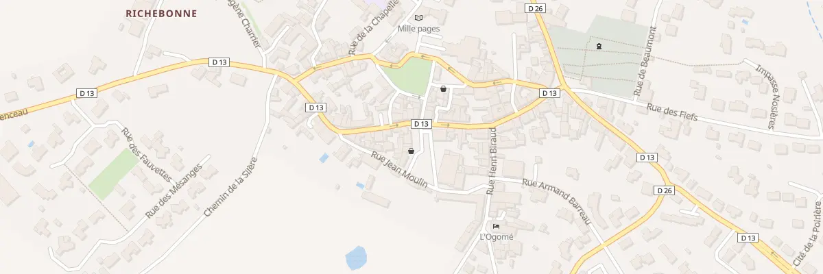 Plan du 30 Rue général de gaulle au Boupère