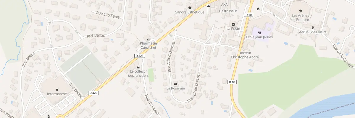 Plan du 5 Rue Alfred Darroze à Pontonx-sur-l’Adour