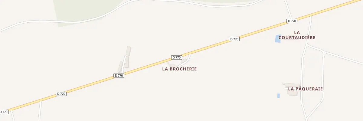 Plan du 5077 La Brocherie à Angrie