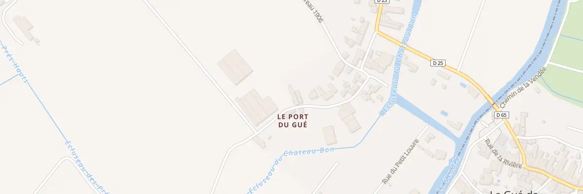 Plan du 20 Rue du port du gué à La Taillée
