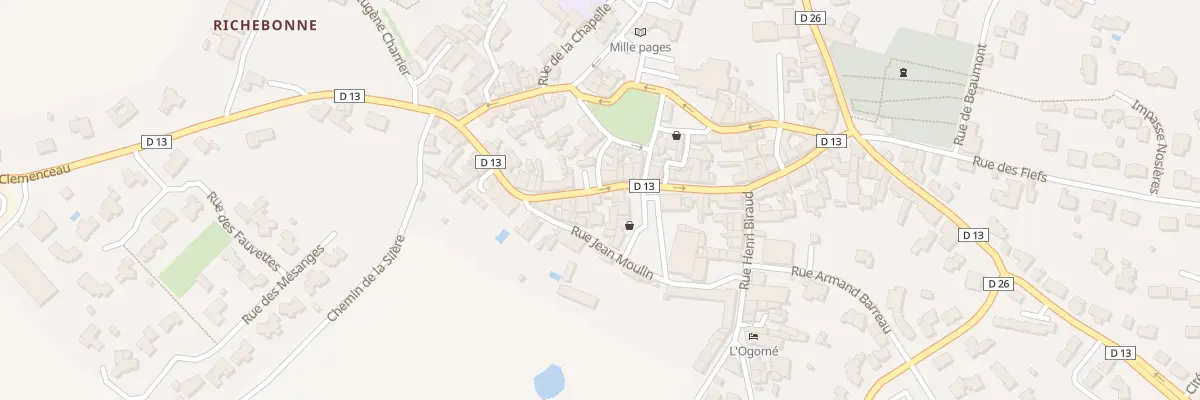 Plan du 36 Rue général de gaulle au Boupère