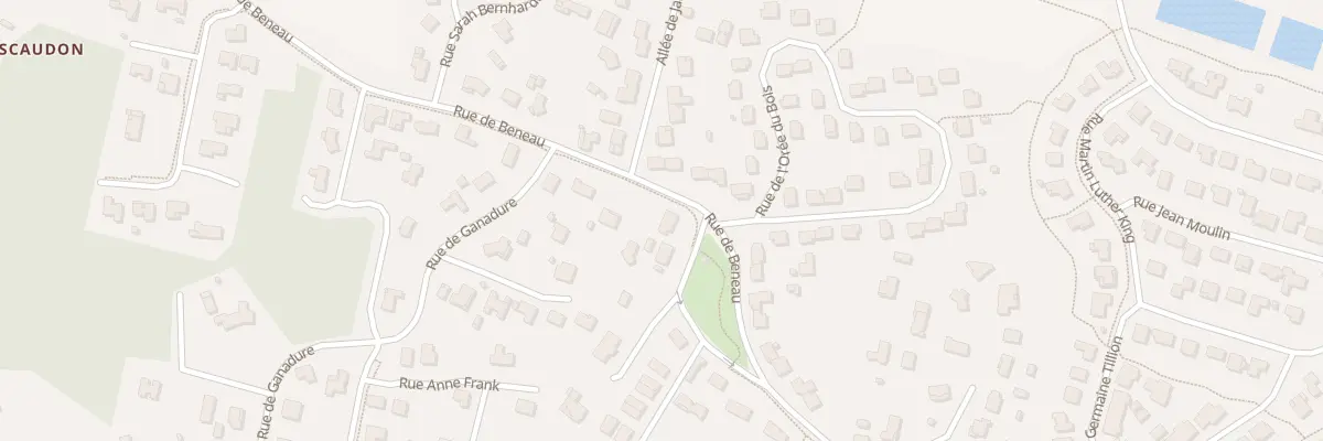 Plan du 26 Rue de Beneau à Mios
