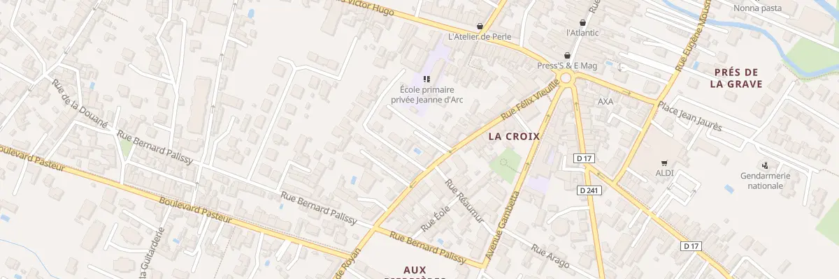 Plan du 28 Rue Félix Vieuille à Saujon