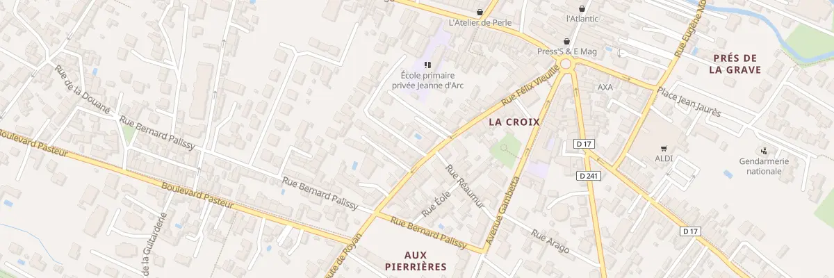 Plan du 30 Rue Félix Vieuille à Saujon