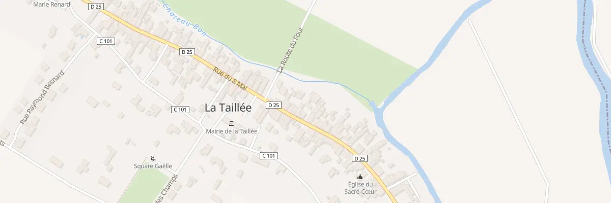 Plan du 72 Rue du Huit Mai à La Taillée
