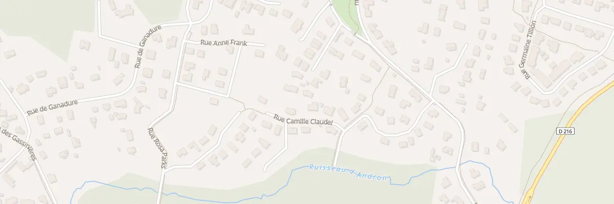 Plan du 8 Rue Camille Claudel à Mios