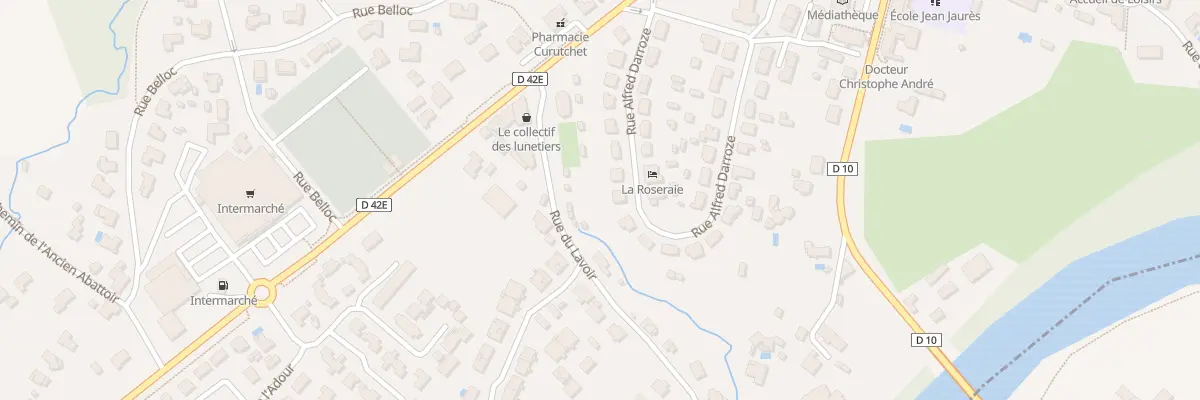 Plan du 16 Rue Alfred Darroze à Pontonx-sur-l’Adour