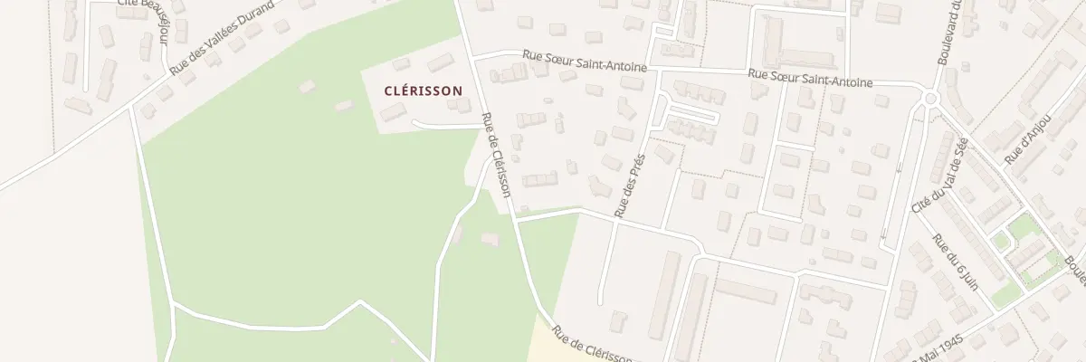 Plan du 9079 Rue de Clerisson - Sourdeval à Sourdeval