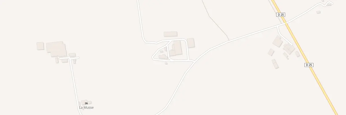 Plan du 280 Che de la Borderie à Pommerieux