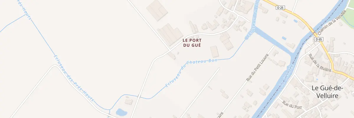Plan du 17 Le Port du Gue à La Taillée