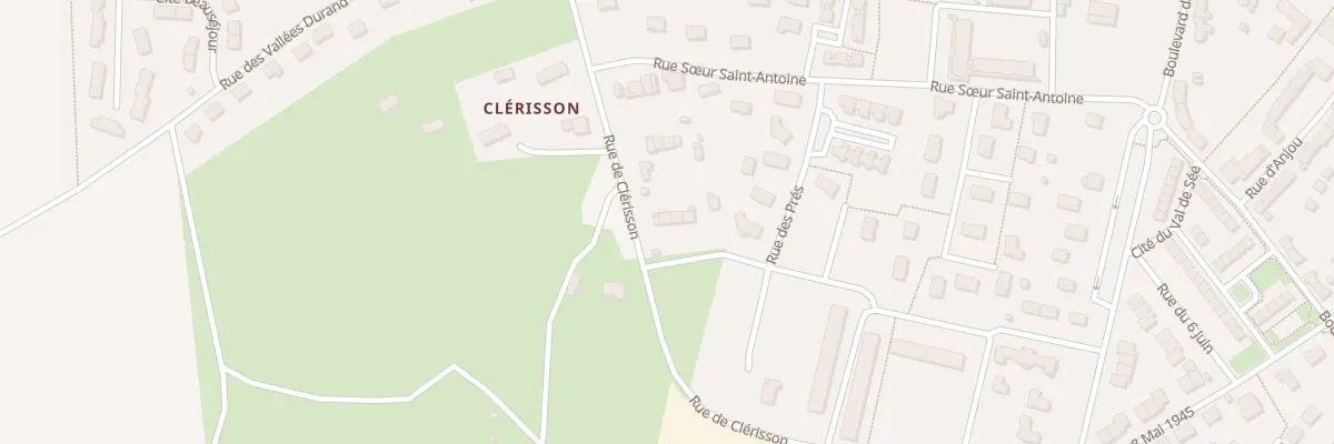 Plan du 9050 Rue de Clerisson - Sourdeval à Sourdeval