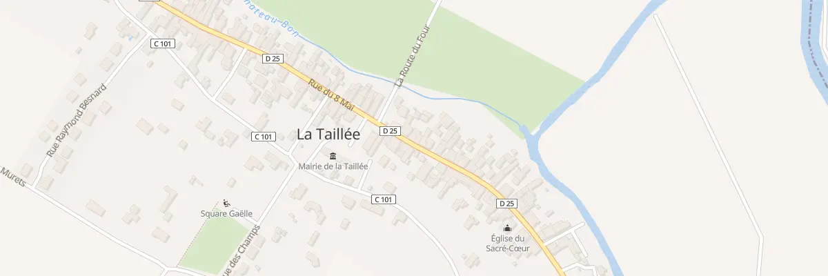 Plan du 76 Rue du Huit Mai à La Taillée