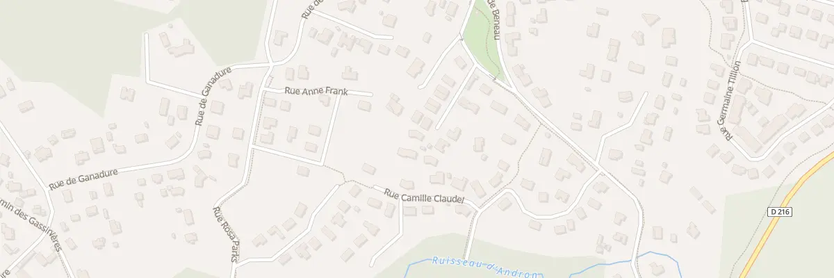 Plan du 32H Rue de Beneau à Mios