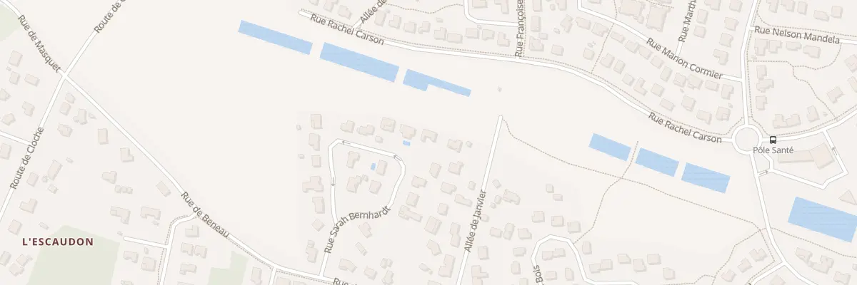 Plan du 16 Rue Sarah Bernhard à Mios