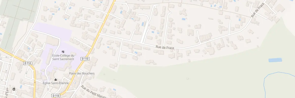 Plan du 6180 Rue de Frace à Aigrefeuille-d’Aunis
