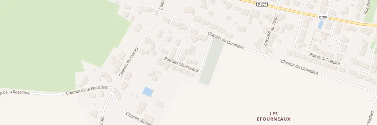 Plan du 8 Rue des Efourneaux à Nuaillé-d’Aunis