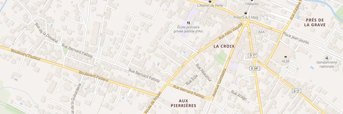 Plan du 34 Rue Félix Vieuille à Saujon