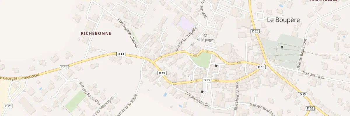 Plan du 5 Rue du mal foch au Boupère